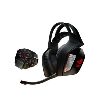 Computer eating chicken headphones